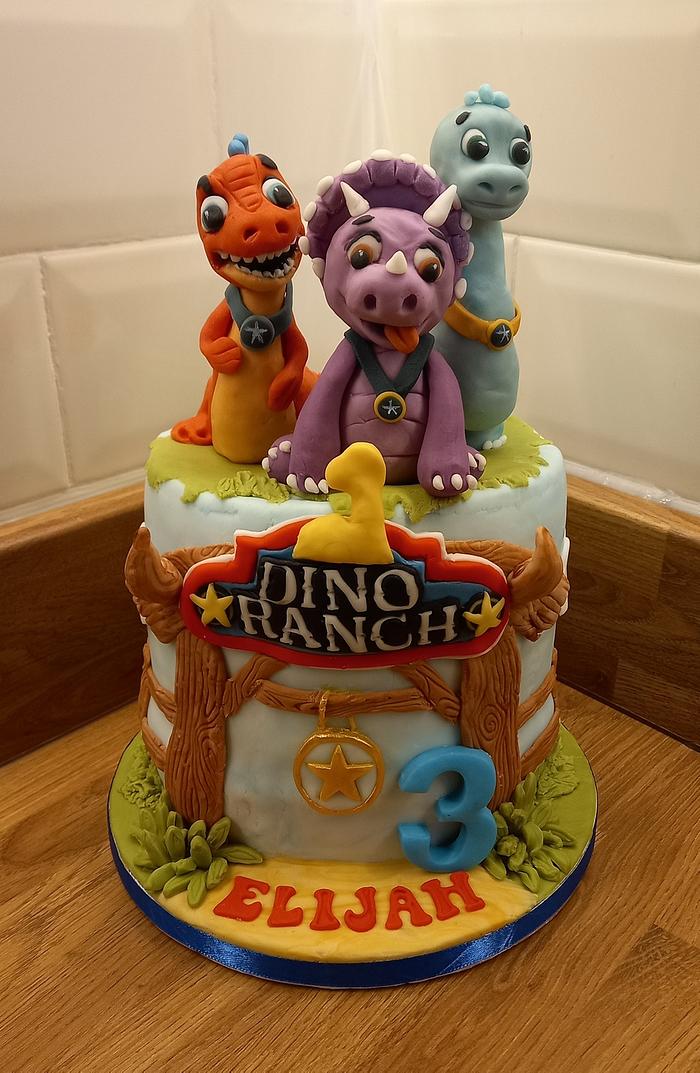 Dino Ranch cake