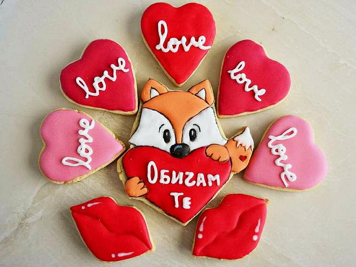 St. Valentine's cookies