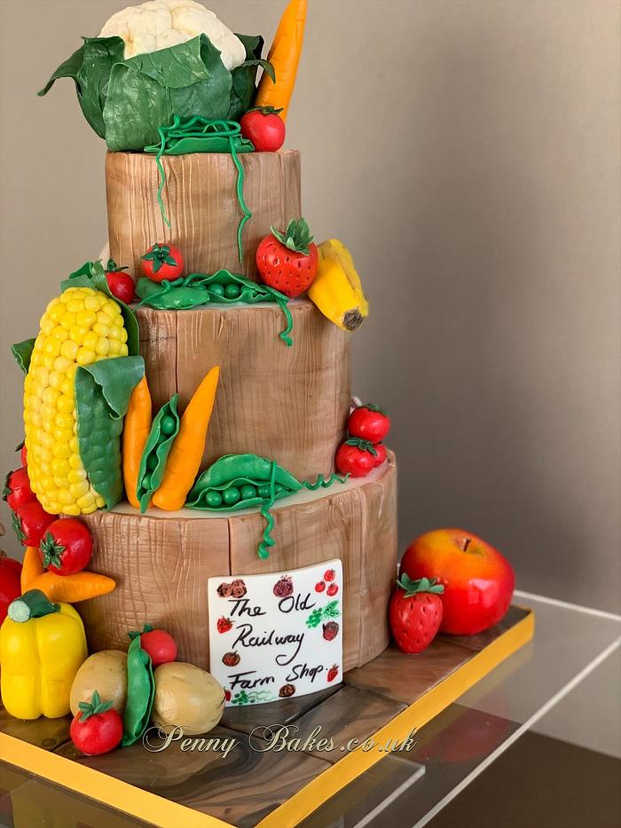 Fruit and veg cake