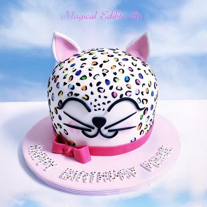 Leopard cake
