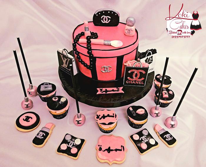 Chanel Makeup Kit Cake