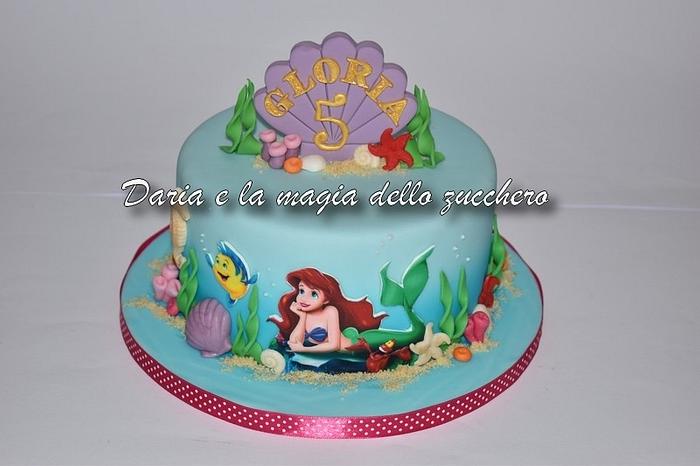 Little Mermaid cake