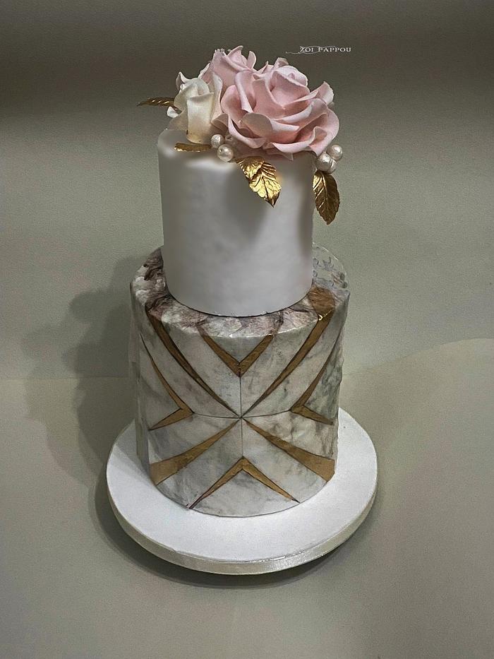 Wedding Floral cake
