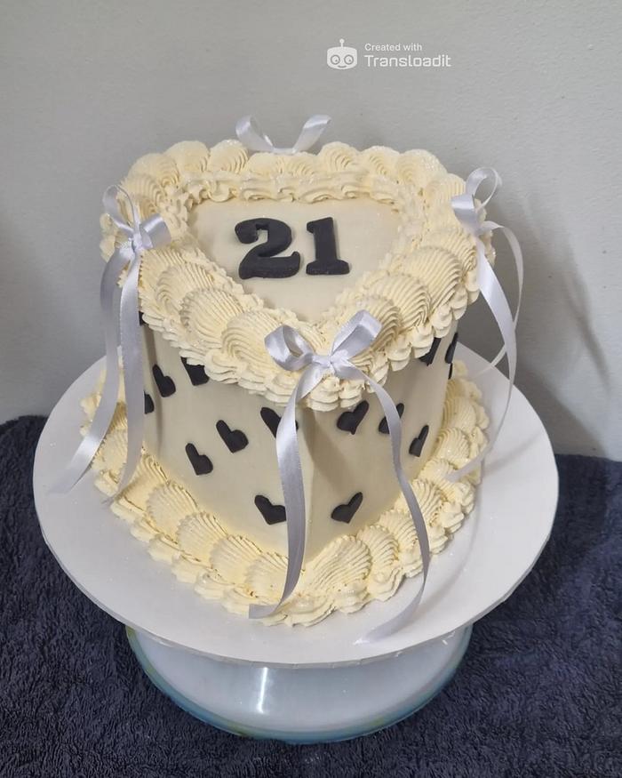 21st birthday cake 