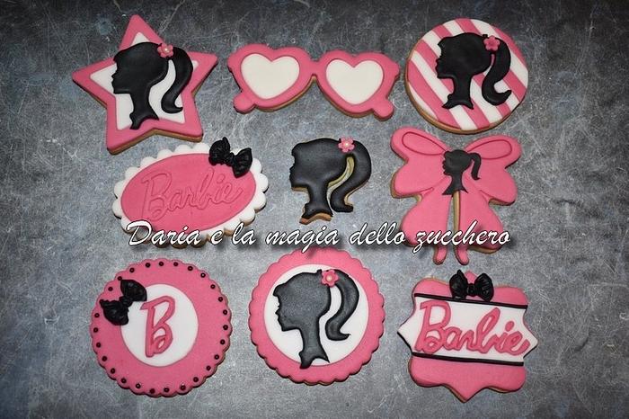 Barbie cookies themed