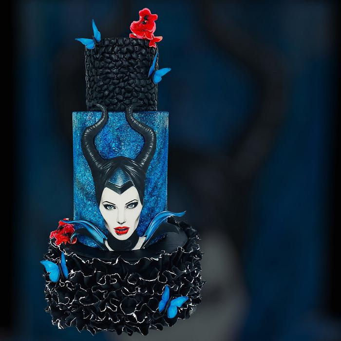 Maleficent cake