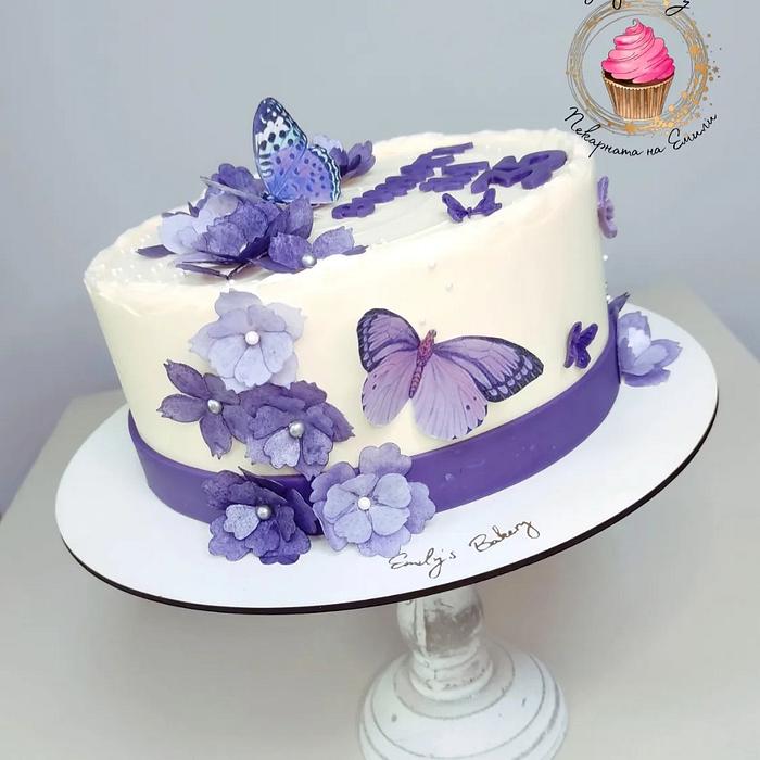 Flower cake 