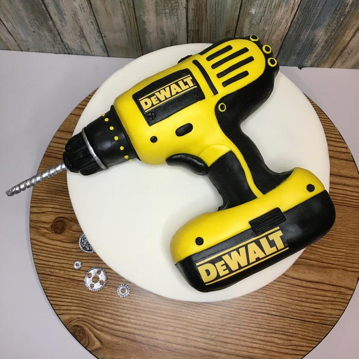 DeWalt drill cake