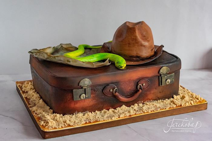 Indiana Jones cake