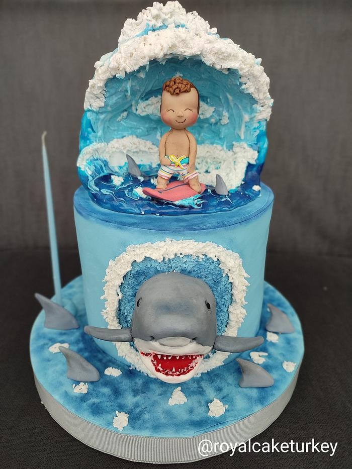 Shark cake 🦈