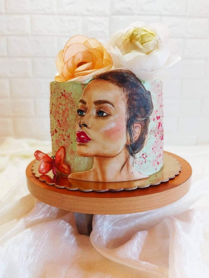 Portrait cake