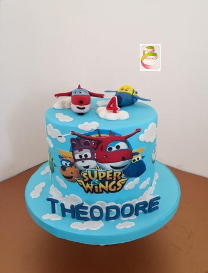 Super Wings Cake