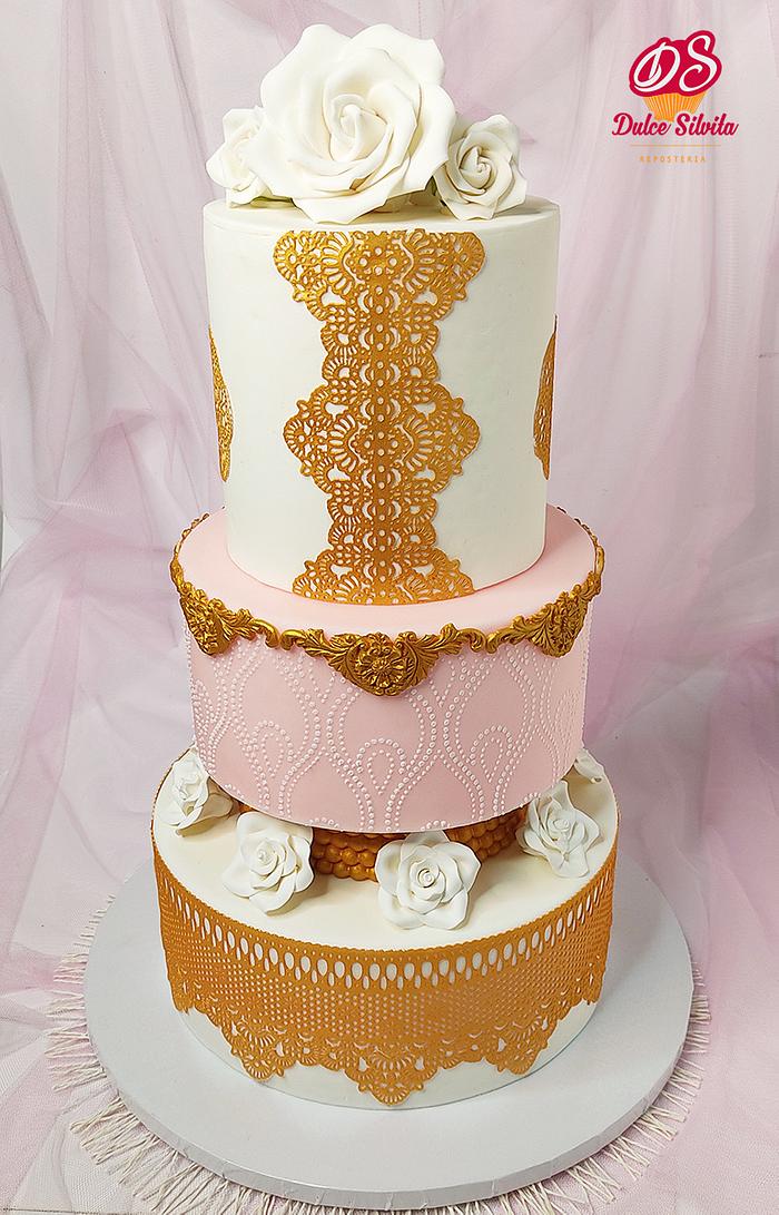Moroccan wedding Cake