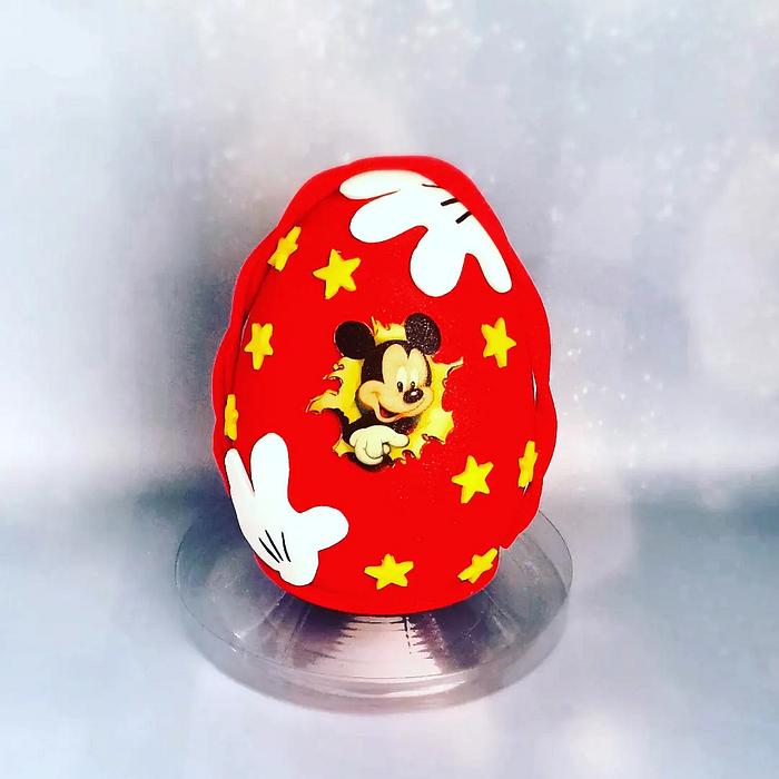 Mickey Mouse chocolate egg