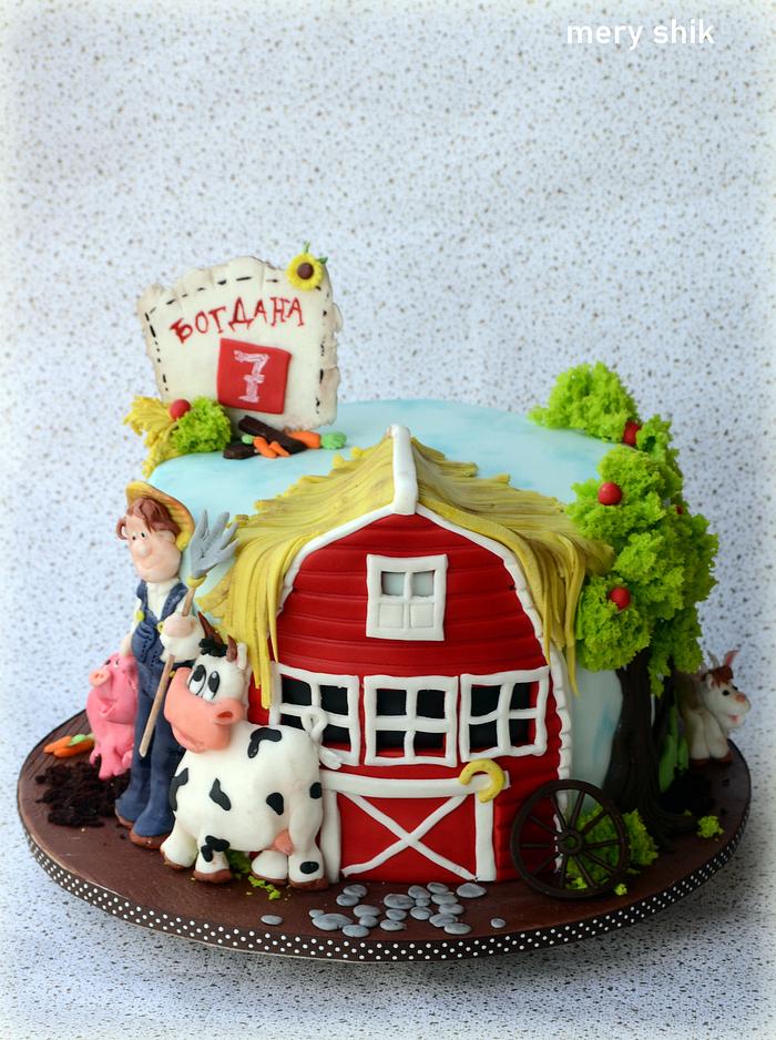 Farm yard cake