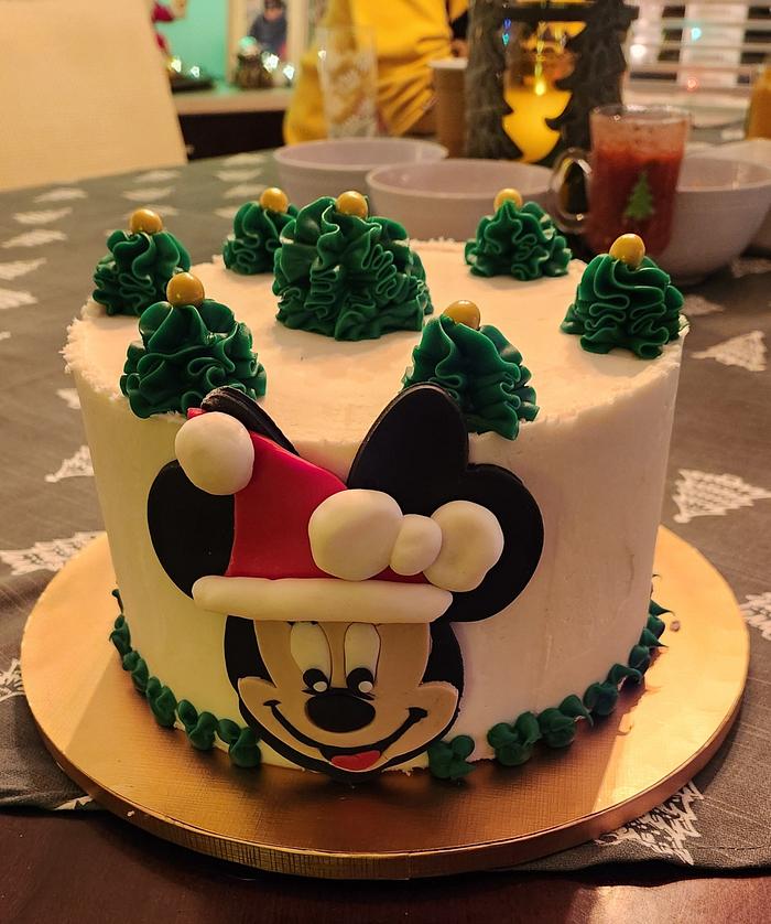 Disney Christmas cake 