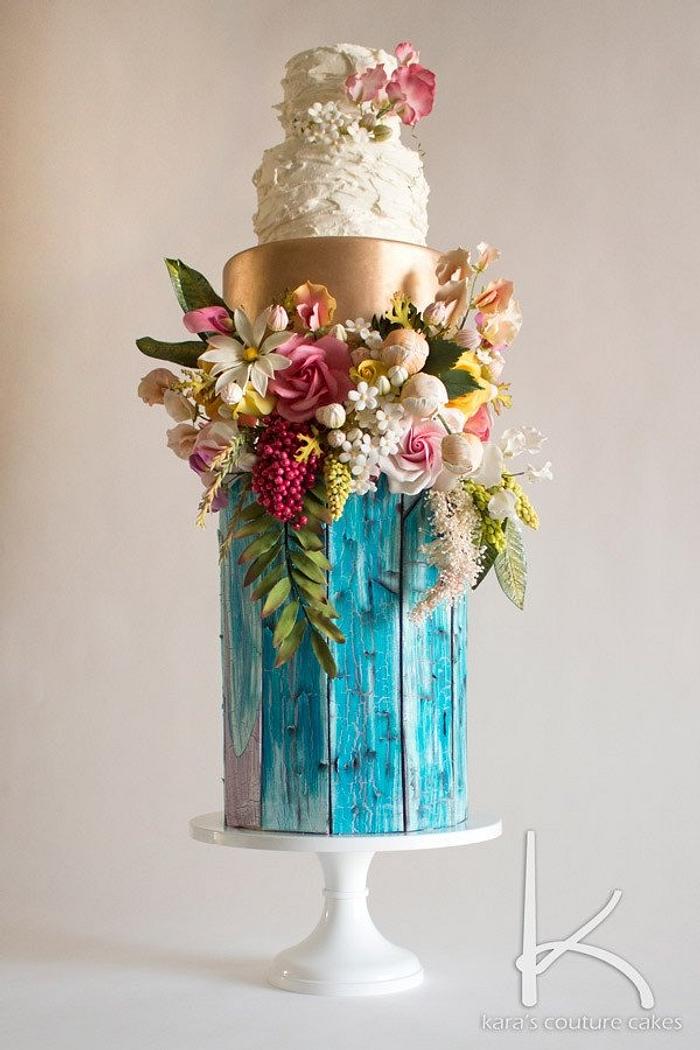 Woodland Beauty Wedding Cake