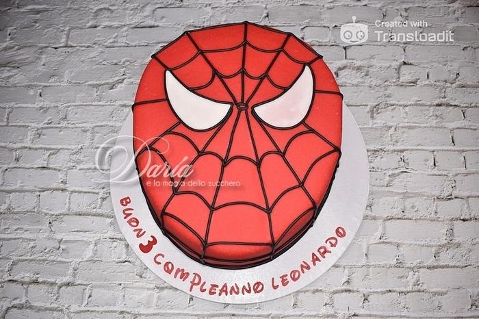 Spiderman cake