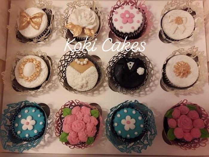 Wedding cupcakes - Decorated Cake by Noha Sami - CakesDecor