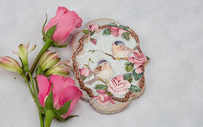 Birds and Blossoms Cookie Art Lesson 🌹🕊️🖌️