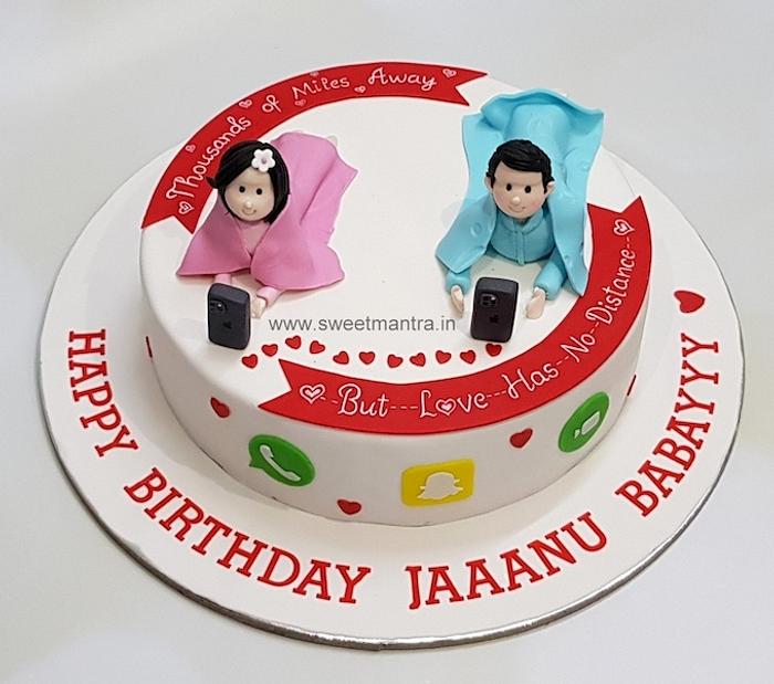 2 Tier Birthday Cake For Husband - Kolhapur