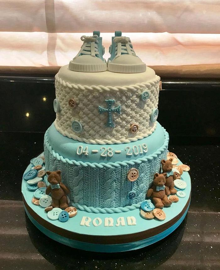 Ronan's Christening Cake