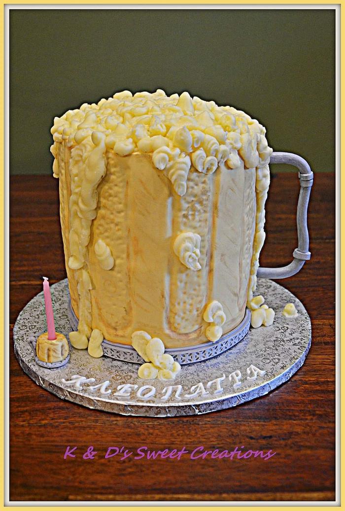 Beer themed cake
