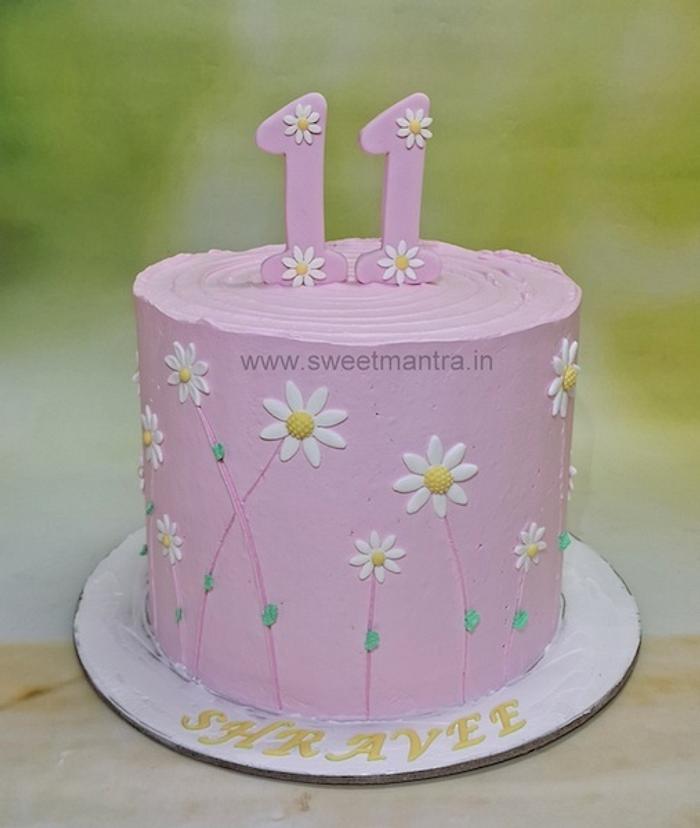 Customised cake for daughter's birthday