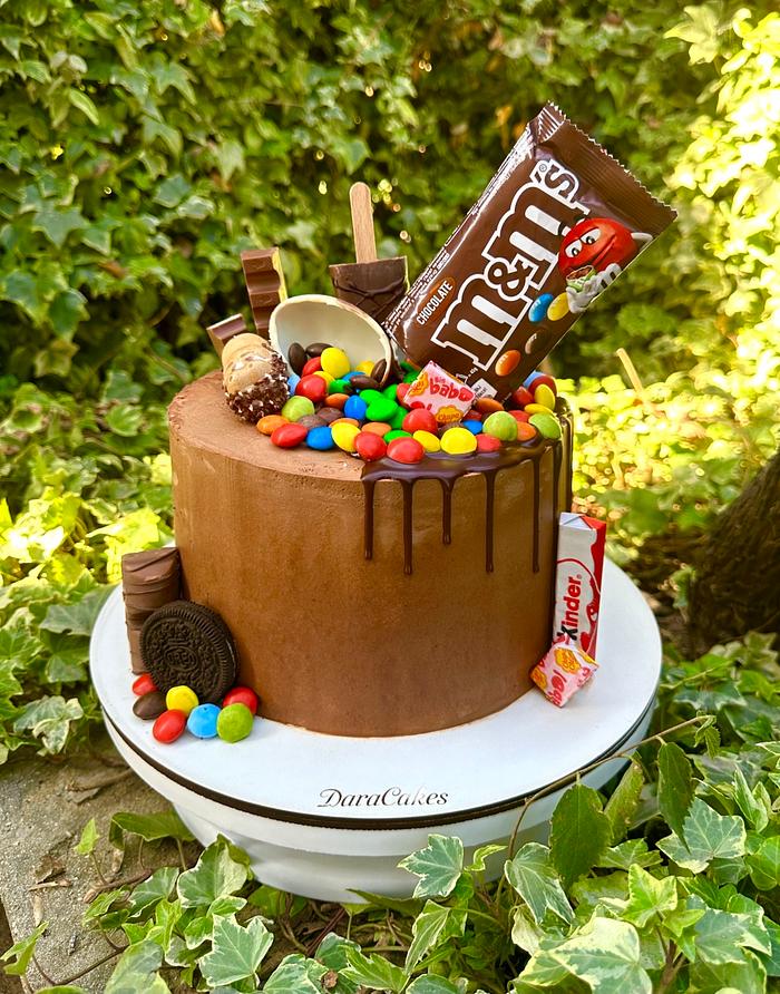 M&M cake