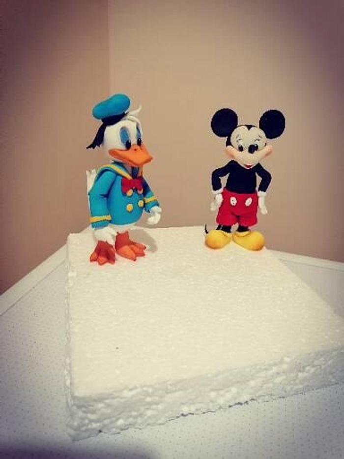 Donald, Mickey and Goofy 