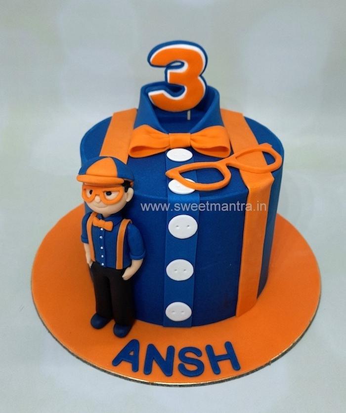 Blippi Cake Decorated Cake By Sweet Mantra Homemade CakesDecor