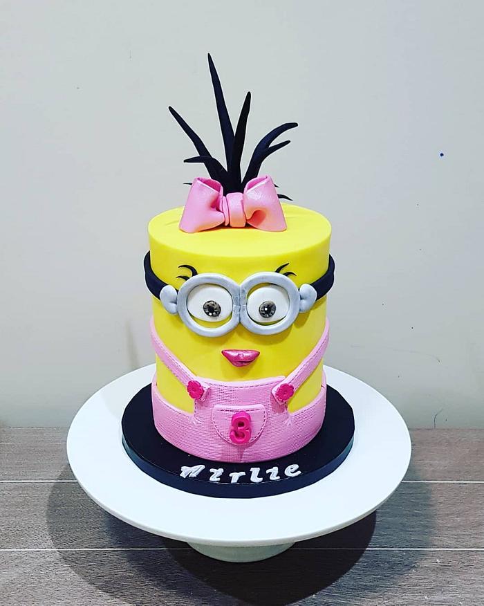 Girl Minion Cake - Etsy