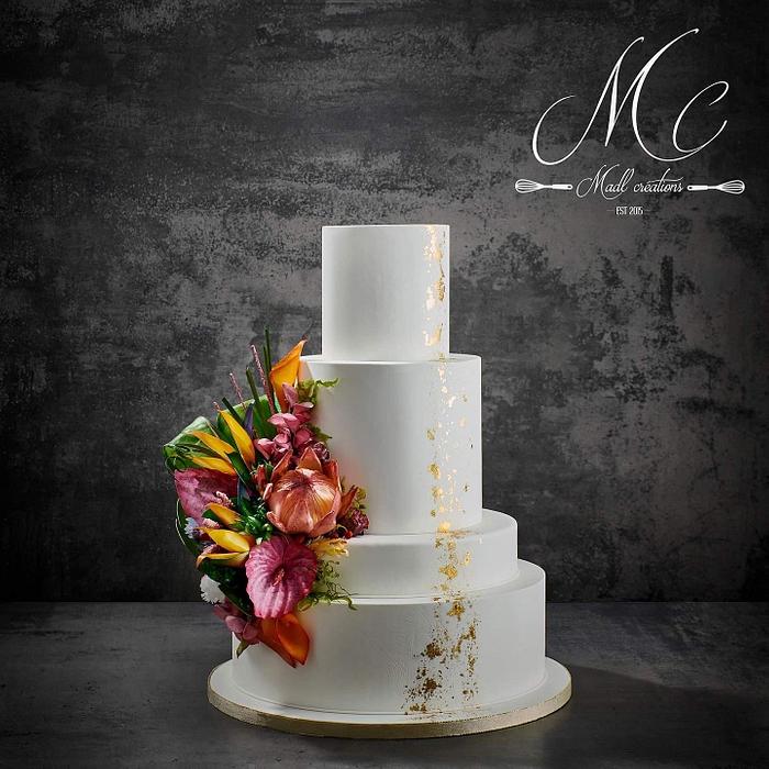 Exotique Wedding cake 