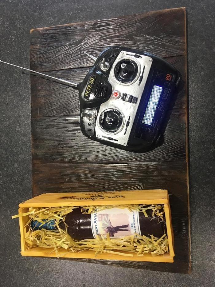 Radio control unit and wine