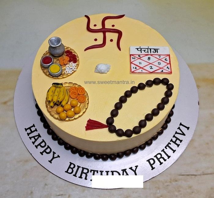 Spiritual theme cake