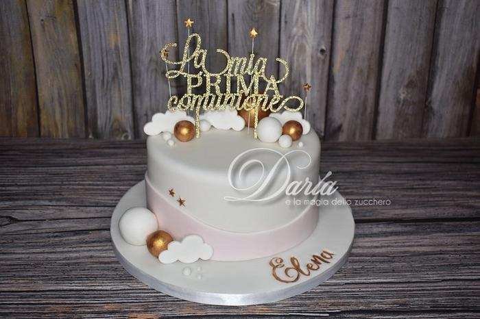 First communion cake