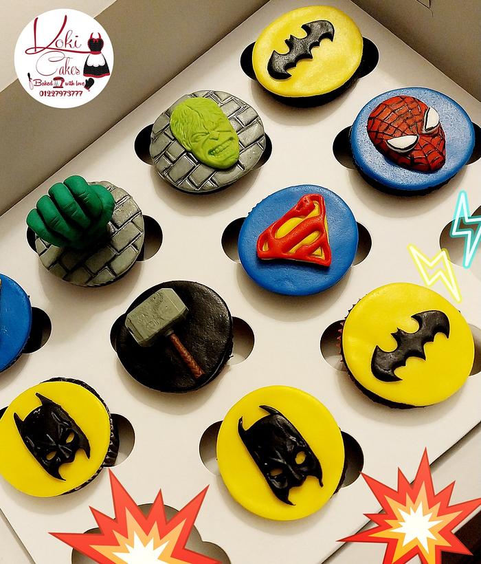 "Avengers cupcakes"