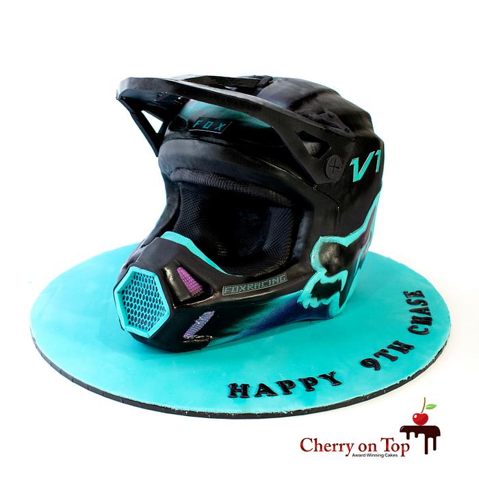   FOX V1 Toxsyk Youth Dirt Bike Helmet Cake 