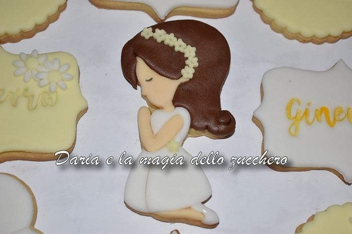 First communion cookie