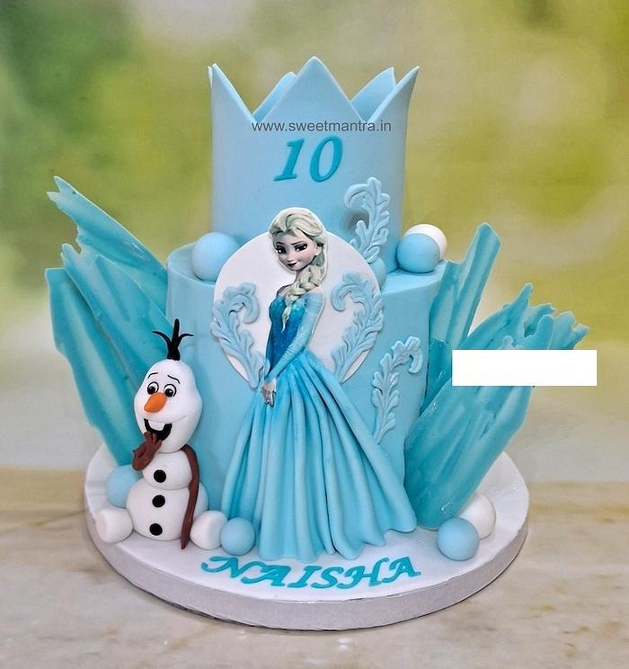 Elsa frozen cake