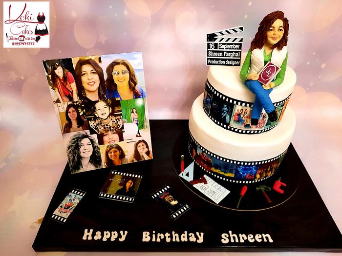 "Egyptian Cinema production desinger birthday cake: