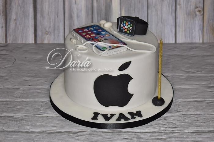Apple I Phone cake