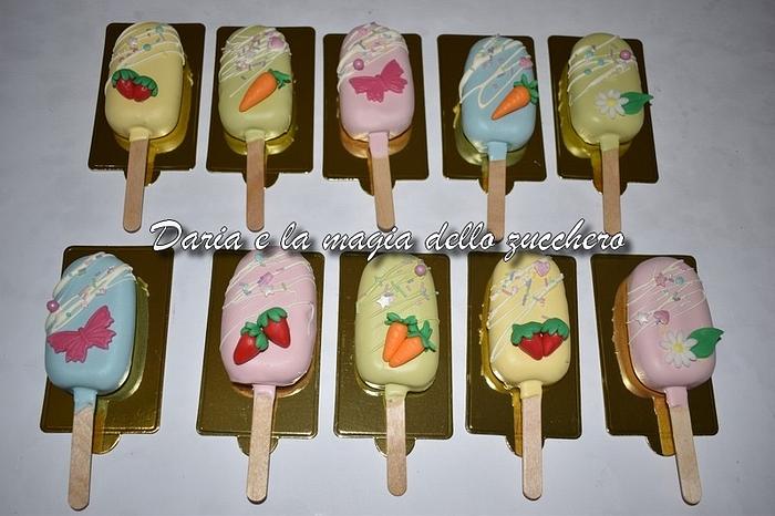 cakepops sicles masha and the bear