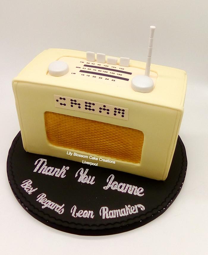 CREAM Radio Thank You Cake