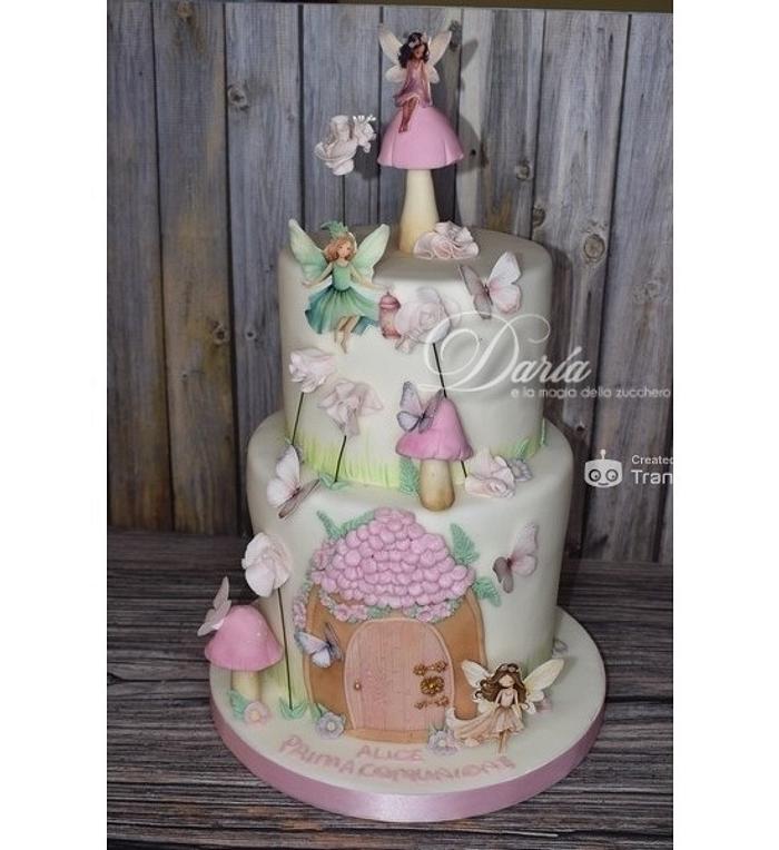   Fairy garden cake