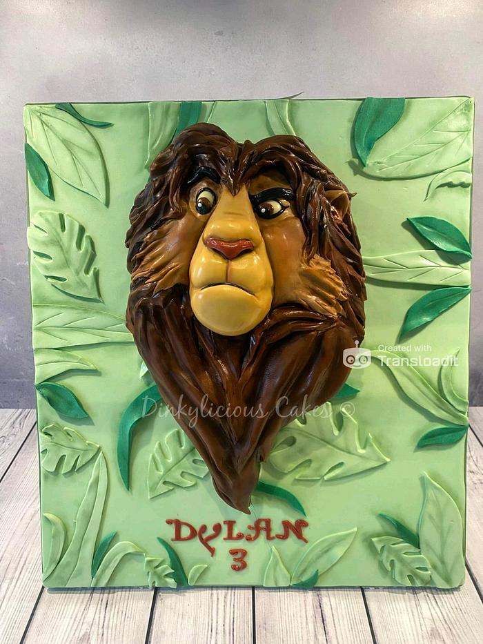 Grown up Simba cake