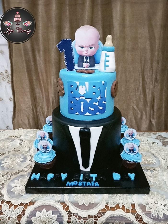 2-Tier Boss Baby Theme Cake – Cakes All The Way