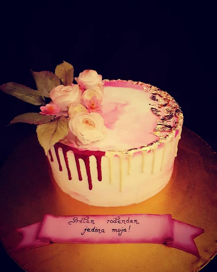 Birthday girl cake