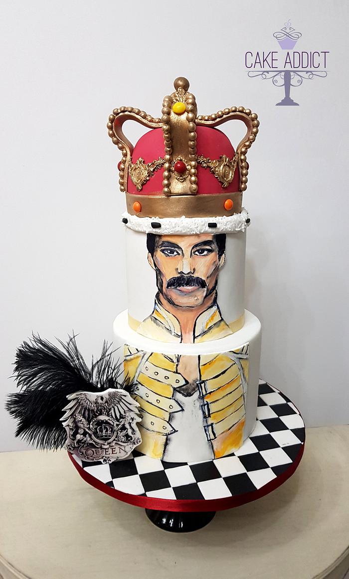 Freddie Mercury cake