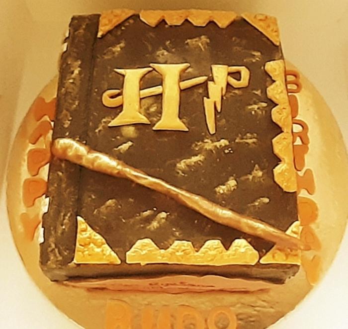 Birthday Cake.( zero fondant Harry Potter cake)